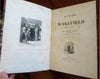 Vicar of Wakefield French Translation 1844 Goldsmith fine leather book 10 plates