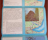 Lake Baikal Russia Soviet Union c. 1970's large folding tourist brochure & map