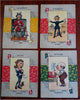 Satirical Professions Salesman Printer Attorney Lot x 11 c. 1890 pictorial cards