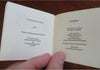 Miniature Book Lot x 9 Bibliographies ephemera c. 1960-80's various items