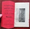 Stafford Springs Agricultural Society Exhibition 1903 premium list promo book