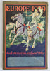 Student Tours to Europe 1929 vintage Advertising Booklet Map & Itineraries