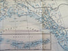 Alaska Pocket Map c. 1941 Alaska Sportsman Magazine promotional folding map