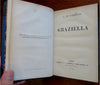Graziella French Lit Novel 1875 de Lamartine lovely leather book