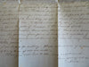 Marie Stone hand written letter Roxbury Massachusetts 1853 Advertising envelope
