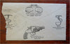 John P. Lovell Arms Co. Gun Dealer 1888 Invoice & Pictorial Advertising Envelope