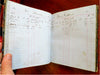 American Business Ledger Account Transactions 1867-71 American leather book