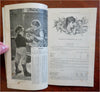 Alamanac 1890 Calendar rare pictorial promotional book Authors Poets Portraits