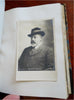 England Scrap Book Post Cards Portraits Views 1904 tourist travel leather album