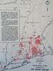 New England Hurricane Damage Report October 1938 Factory Mutual periodical & map