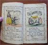 Funny Book Children's Humorous Rhymes c. 1840 Cozans hand color juvenile book