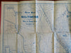 Baltimore Maryland detailed city plan Patapsco River 1900 Flamm rare pocket map