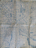 Baltimore Maryland detailed city plan Patapsco River 1900 Flamm rare pocket map