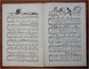 American Minstrel Book Jokes Songs Music & Lyrics 1938 illustrated novelty book