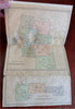 Russian Railways Travel Atlas Routes c. 1918 Russian tourist atlas guide