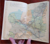 Russian Railways Travel Atlas Routes c. 1918 Russian tourist atlas guide