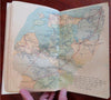 Russian Railways Travel Atlas Routes c. 1918 Russian tourist atlas guide