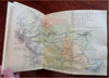 Russian Railways Travel Atlas Routes c. 1918 Russian tourist atlas guide