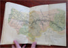 Russian Railways Travel Atlas Routes c. 1918 Russian tourist atlas guide