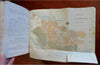 Volga river travel guide Russian Empire 1908 pictorial w/ 9 lg. color maps