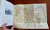 Volga river travel guide Russian Empire 1908 pictorial w/ 9 lg. color maps