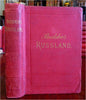 Russland Baedeker's Russia 1883 German scarce tourist book w/ 20 maps & plans