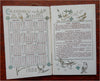 Marcus Ward & Co Promotional Calendar 1888 chromolithographed ephemera scarce