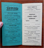 Weymouth Massachusetts City & Business Directory 1944 reference booklet w/ map