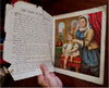 Cat Hey Diddle Diddle Story 1870's McLoughlin Bros. chromo color book