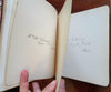Book of Welcome Pictorial Autograph Album c 1888 Camp Readville Bible Readers