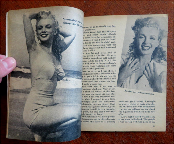 Marilyn Monroe story Joy Hollywood Gossip 1953 scarce photo magazine