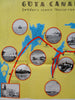 Gota Canal Sweden Tourist Info 1934 travel brochure w/ pictorial map