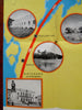 Gota Canal Sweden Tourist Info 1934 travel brochure w/ pictorial map