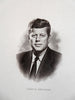 BEP 1964 JFK Engraved Portrait Lot x 5 U.S. Treasury Department John F. Kennedy