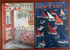 New Yorker Covers 1940-50's Lot x 10 pictorial prints Zoo Park Fishing Sailing