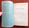 Parlor Games Entertainment Party Tricks c. 1890's Hood's Sarsparilla booklet