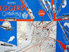 Gothenburg Sweden Hotel Eggers Tourist map c. 1940's tourist pictorial brochure