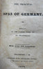 Principal Spas of Germany 1838 Granville travel & tourism Bohemia Bavaria Nassau