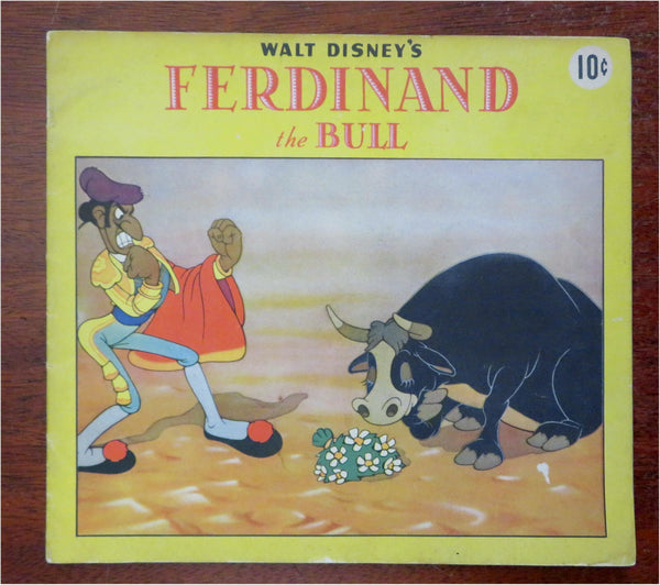 Ferdinand the Bull Disney Children's Story 1936 pictorial juvenile book