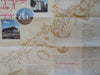 Vladimir Russia Soviet Union Tourist Info 1985 pictorial city plan map