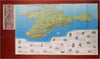 Crimea Tourism Soviet Union Ukraine 1962 cartoon pictorial travel map