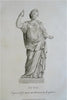 Ancient Gods Rome Ceres Juno Silenus c. 1789 Lot x 6 scarce engraved prints