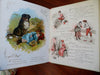 Mother Goose Children's Nursery Rhymes 1901 McLoughlin Bros chromo plate book