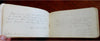 American Autograph Keepsake Album c. 1888 Maine leather souvenir booklet