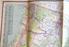 United States Official Map c. 1910-20 National Survey Co. huge color wall map