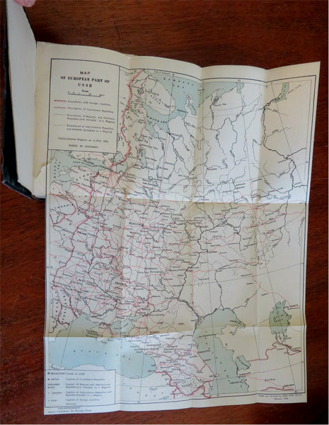 Soviet Union Tourist Russia Pocket Guide 1932 travel info book w/ 2 large maps