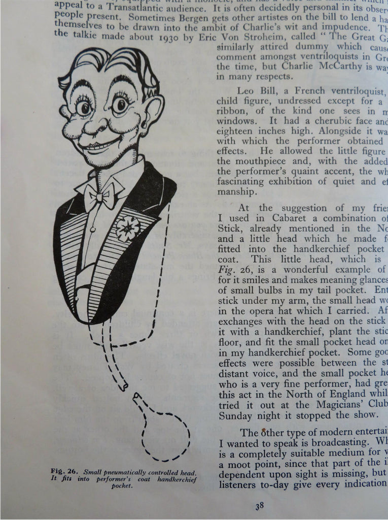 ABC of Ventriloquism Art of Illusion Performance c. 1930 Craggs illustrated book