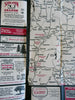Southern Vermont Brattleboro Bennington Grafton c. 1976 tourist map vintage ads