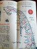 Cape Cod Massachusetts Tourist Road Map 1981 pictorial travel brochure