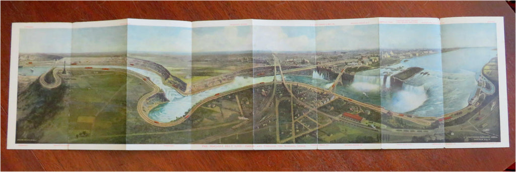 Niagara Belt Line Travel Brochure Buffalo New York Panoramic View 1915 brochure